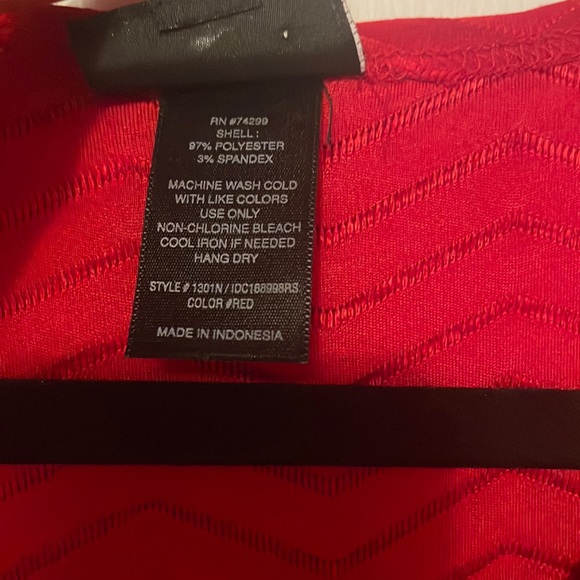 En Focus Studio red dress. Size 4. Never worn. Tag still attached. - Picture 2 of 2